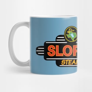 Sloppy Steaks - Texas Roadhouse parody logo Mug